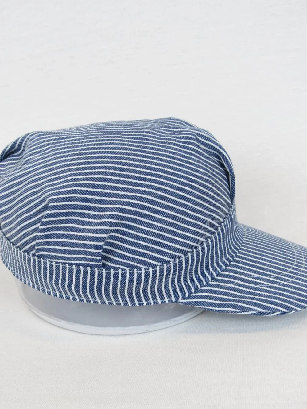 Oriental Trading Co Snapback Hat Striped Train Conductor Dress Up Play Cap